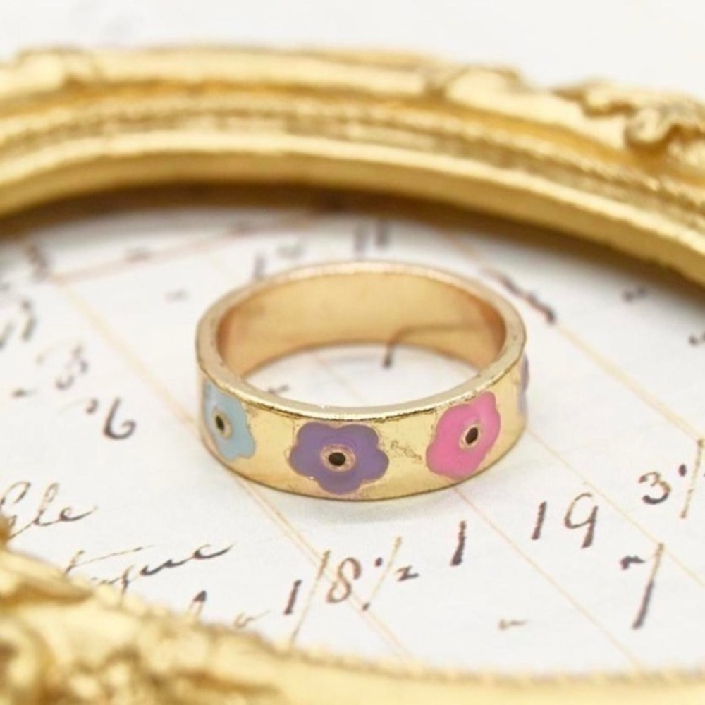 Pastel Flower Ring